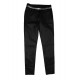 Black pants with silver stripe in the waistband